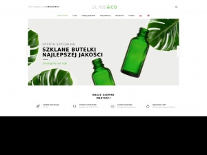Glassandco - kosmetyki, butelki i opakowania